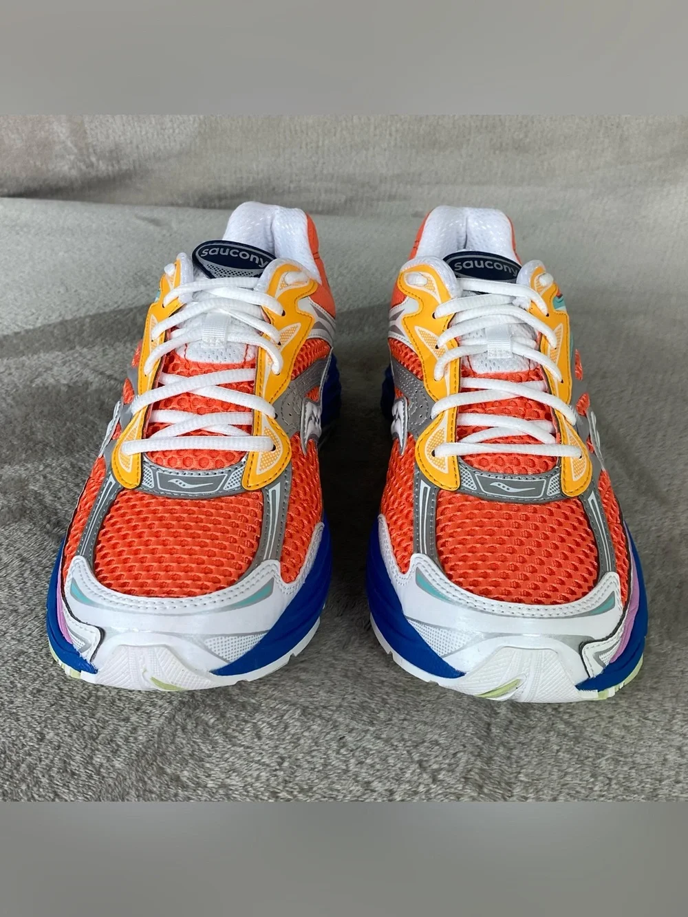Saucony ProGrid Omni 9 S70739-53 Mens Size 8.5 Orange Multi Running Shoes NEW
